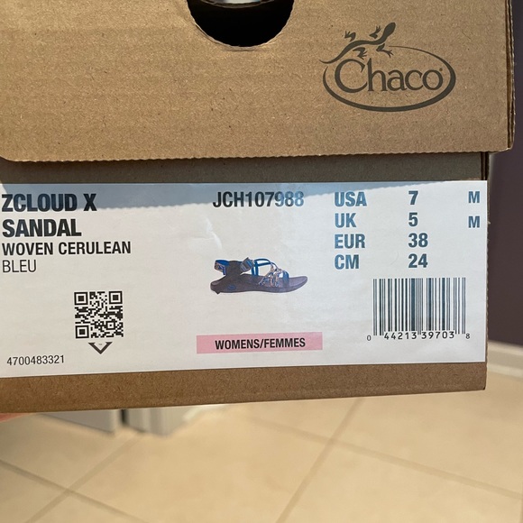 NWT Chaco Z/Cloud X Women’s Sandals, Size 7 - Picture 3 of 3